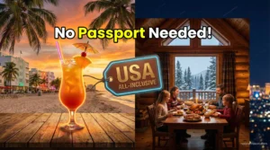 Luxury all-inclusive resort in USA with pool and ocean view.