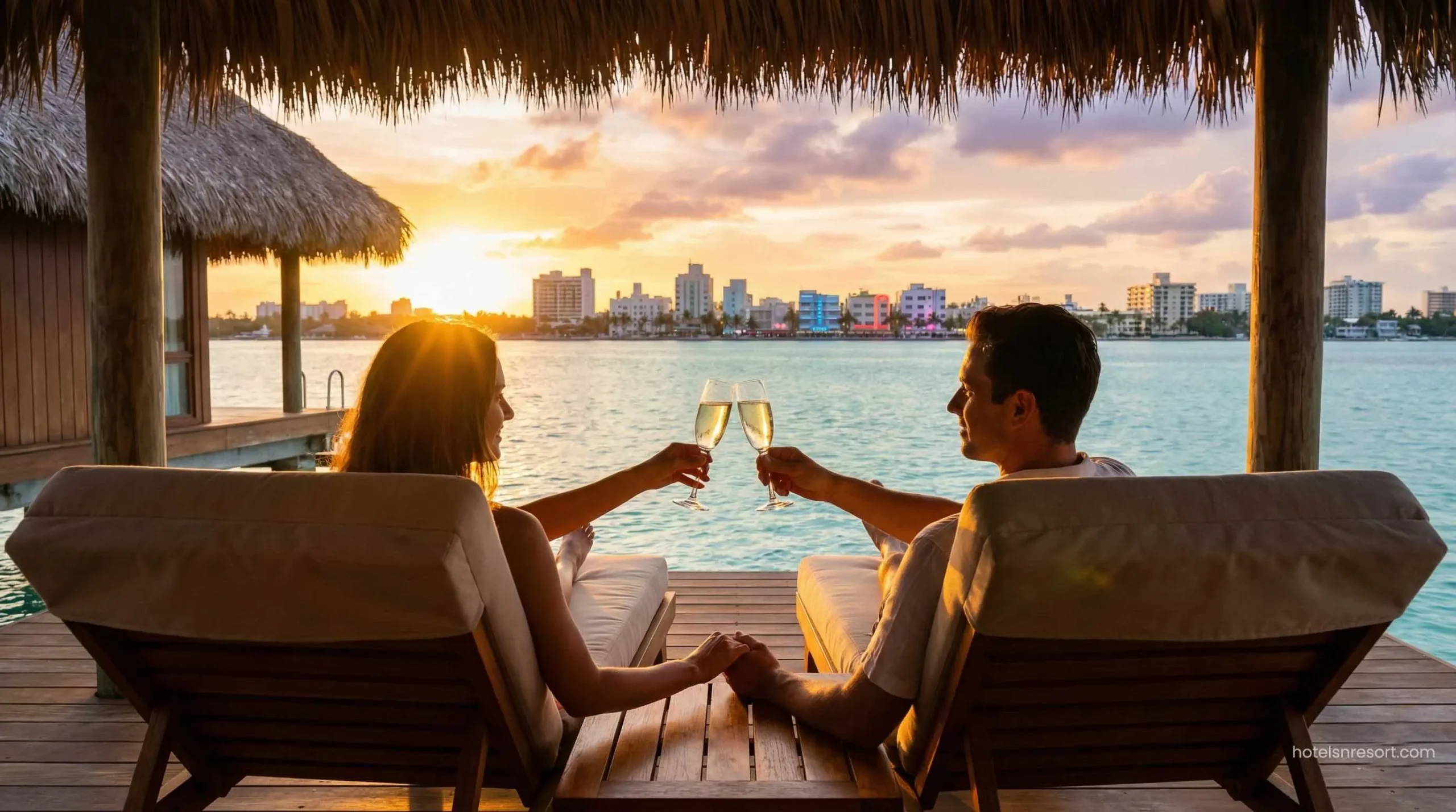 Luxury all-inclusive bungalow in USA Florida Keys.